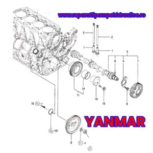 PIESE MOTOR YANMAR 4TNE98-NSR