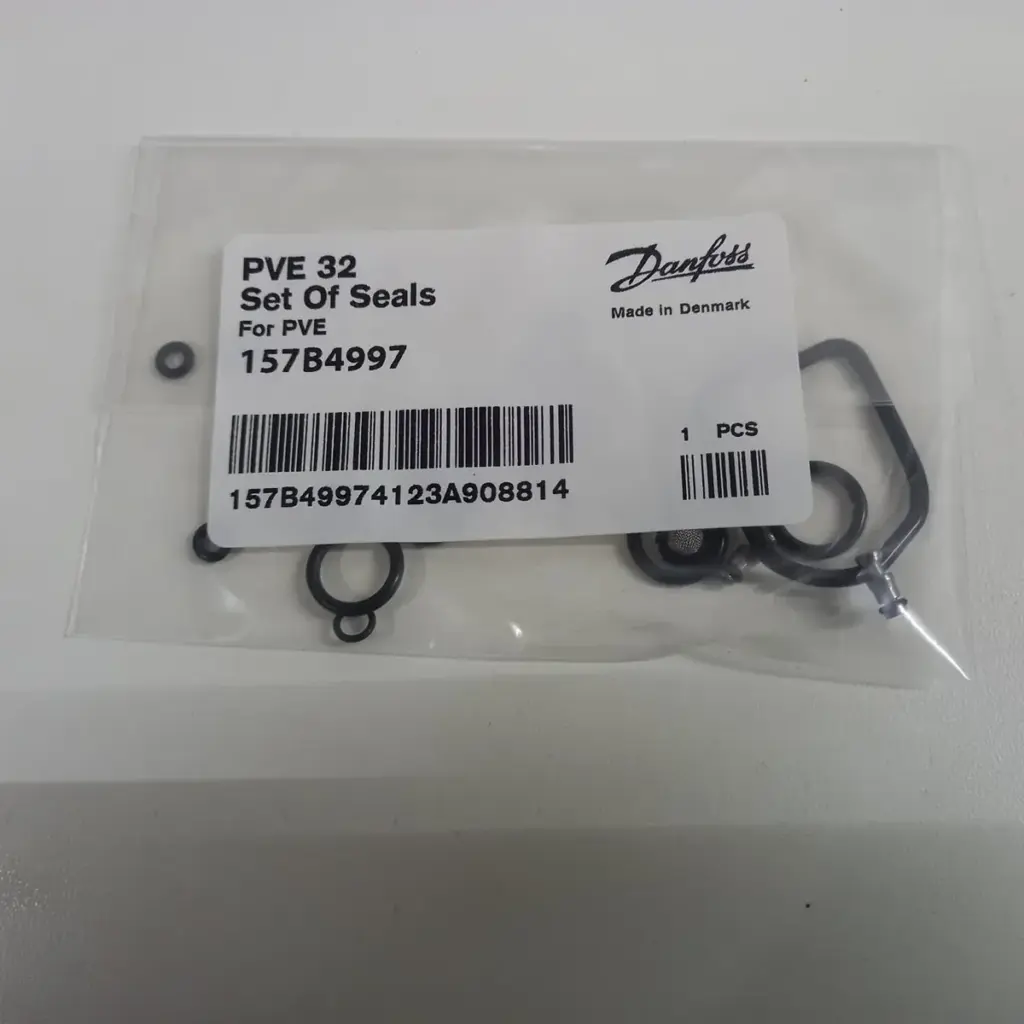 Set de garnituri Danfoss 157B4997 pentru actuatorul PVE 32, în pungă transparentă